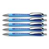 Schneider Electric Rave XB Ballpoint Pen, Retractable, Extra-Bold 1.4 mm, Blue Ink, Blue/Blue Barrel 132503